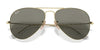 Ray-Ban AVIATOR LARGE METAL RB3025 Sunglasses | Size 62 / Arista Gold №9278R5 / Blue (3N 10.7%)