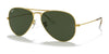 Ray-Ban AVIATOR LARGE METAL RB3025 Sunglasses | Size 62 / Gold №1 / Green Classic G-15 (3N 13.2%)