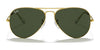 Ray-Ban AVIATOR LARGE METAL RB3025 Sunglasses | Size 62 / Arista Gold №9278R5 / Blue (3N 10.7%)