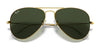 Ray-Ban AVIATOR LARGE METAL RB3025 Sunglasses | Size 62 / Arista Gold №9278R5 / Blue (3N 10.7%)