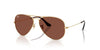 Ray-Ban AVIATOR LARGE METAL RB3025 Sunglasses | Size 62 / Arista Gold №001/C5 / Red (3N 13.2%)