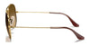 Ray-Ban AVIATOR LARGE METAL RB3025 Sunglasses | Size 58 / Arista Gold №001/33 / B-15 Brown (3N 14.6%)
