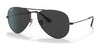 Ray-Ban AVIATOR LARGE METAL RB3025 Sunglasses | Size 58 / Black №002/48 / Black (Polarized) (3P 11.40%)