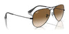 Ray-Ban AVIATOR LARGE METAL RB3025 Sunglasses | Size 62 / Arista Gold №9278R5 / Blue (3N 10.7%)