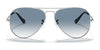 Ray-Ban AVIATOR LARGE METAL RB3025 Sunglasses | Size 62 / Arista Gold №9278R5 / Blue (3N 10.7%)