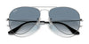 Ray-Ban AVIATOR LARGE METAL RB3025 Sunglasses | Size 62 / Arista Gold №9278R5 / Blue (3N 10.7%)