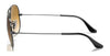 Ray-Ban AVIATOR LARGE METAL RB3025 Sunglasses | Size 62 / Arista Gold №9278R5 / Blue (3N 10.7%)