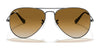 Ray-Ban AVIATOR LARGE METAL RB3025 Sunglasses | Size 62 / Arista Gold №9278R5 / Blue (3N 10.7%)