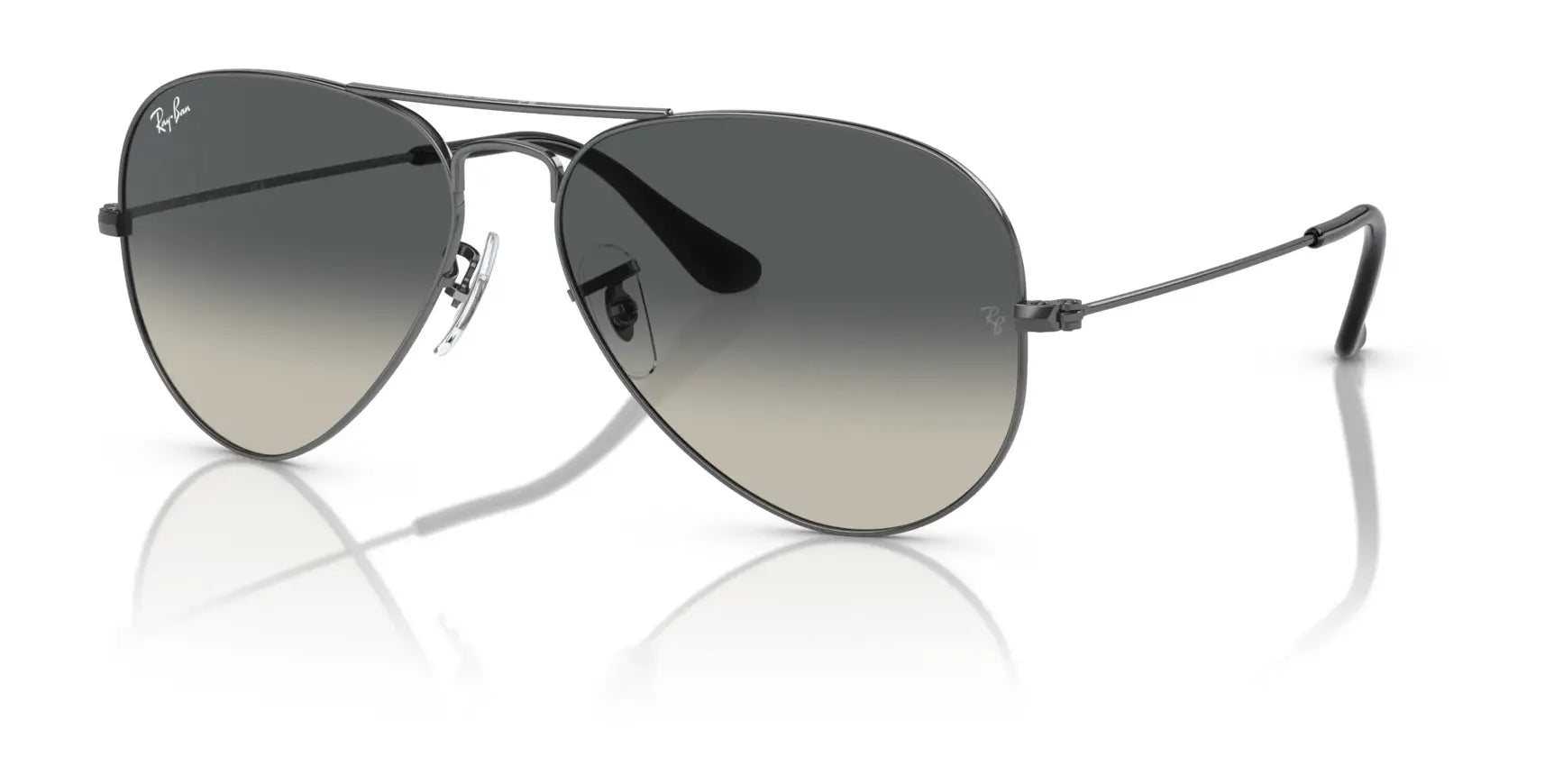 Ray-Ban AVIATOR LARGE METAL RB3025 Sunglasses | Size 55 Gunmetal / Grey