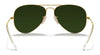 Ray-Ban AVIATOR LARGE METAL RB3025 Sunglasses | Size 62 / Arista Gold №9278R5 / Blue (3N 10.7%)