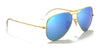 Ray-Ban AVIATOR LARGE METAL RB3025 Sunglasses | Size 62 / Arista Gold №9278R5 / Blue (3N 10.7%)