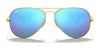 Ray-Ban AVIATOR LARGE METAL RB3025 Sunglasses | Size 62 / Arista Gold №9278R5 / Blue (3N 10.7%)