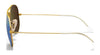 Ray-Ban AVIATOR LARGE METAL RB3025 Sunglasses | Size 62 / Arista Gold №9278R5 / Blue (3N 10.7%)