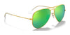 Ray-Ban AVIATOR LARGE METAL RB3025 Sunglasses | Size 62 / Arista Gold №9278R5 / Blue (3N 10.7%)