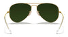Ray-Ban AVIATOR LARGE METAL RB3025 Sunglasses | Size 58 / Arista Gold №001/33 / B-15 Brown (3N 14.6%)