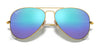 Ray-Ban AVIATOR LARGE METAL RB3025 Sunglasses | Size 58 / Arista Gold №001/33 / B-15 Brown (3N 14.6%)