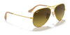 Ray-Ban AVIATOR LARGE METAL RB3025 Sunglasses | Size 55 / Arista Gold №001/33 / B-15 Brown (3N 14.6%)