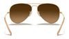 Ray-Ban AVIATOR LARGE METAL RB3025 Sunglasses | Size 58 / Arista Gold №001/33 / B-15 Brown (3N 14.6%)