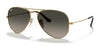Ray-Ban AVIATOR LARGE METAL RB3025 Sunglasses | Size 62 / Arista Gold №181/71 / Grey Gradient (3N 14.02%)