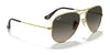 Ray-Ban AVIATOR LARGE METAL RB3025 Sunglasses | Size 62 / Arista Gold №9278R5 / Blue (3N 10.7%)