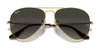 Ray-Ban AVIATOR LARGE METAL RB3025 Sunglasses | Size 62 / Arista Gold №9278R5 / Blue (3N 10.7%)