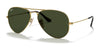 Ray-Ban AVIATOR LARGE METAL RB3025 Sunglasses | Size 62 / Arista Gold №181 / G-15 Green (3N 13.2%)