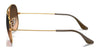 Ray-Ban AVIATOR LARGE METAL RB3025 Sunglasses | Size 55 / Arista Gold №001/33 / B-15 Brown (3N 14.6%)
