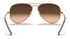 Ray-Ban AVIATOR LARGE METAL RB3025 Sunglasses | Size 55 / Arista Gold №001/33 / B-15 Brown (3N 14.6%)