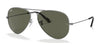 Ray-Ban AVIATOR LARGE METAL RB3025 Sunglasses | Size 62 / Grey №919031 / G-15 Green (3N 13.2%)