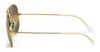 Ray-Ban AVIATOR LARGE METAL RB3025 Sunglasses | Size 62 / Arista Gold №9278R5 / Blue (3N 10.7%)