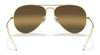 Ray-Ban AVIATOR LARGE METAL RB3025 Sunglasses | Size 62 / Arista Gold №9278R5 / Blue (3N 10.7%)