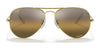 Ray-Ban AVIATOR LARGE METAL RB3025 Sunglasses | Size 62 / Arista Gold №9278R5 / Blue (3N 10.7%)
