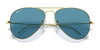 Ray-Ban AVIATOR LARGE METAL RB3025 Sunglasses | Size 62 / Arista Gold №9278R5 / Blue (3N 10.7%)