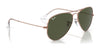 Ray-Ban AVIATOR LARGE METAL RB3025 Sunglasses | Size 62 / Arista Gold №9278R5 / Blue (3N 10.7%)