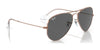 Ray-Ban AVIATOR LARGE METAL RB3025 Sunglasses | Size 62 / Arista Gold №9278R5 / Blue (3N 10.7%)