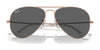 Ray-Ban AVIATOR LARGE METAL RB3025 Sunglasses | Size 62 / Arista Gold №9278R5 / Blue (3N 10.7%)