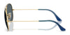 Ray-Ban AVIATOR LARGE METAL RB3025 Sunglasses | Size 62 / Arista Gold №9278R5 / Blue (3N 10.7%)