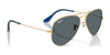 Ray-Ban AVIATOR LARGE METAL RB3025 Sunglasses | Size 62 / Arista Gold №9278R5 / Blue (3N 10.7%)