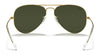 Ray-Ban AVIATOR LARGE METAL RB3025 Sunglasses | Size 58 / Arista Gold №001/33 / B-15 Brown (3N 14.6%)