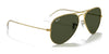 Ray-Ban AVIATOR LARGE METAL RB3025 Sunglasses | Size 58 / Arista Gold №001/33 / B-15 Brown (3N 14.6%)