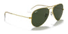 Ray-Ban AVIATOR LARGE METAL RB3025 Sunglasses | Size 55 / Arista Gold №001/33 / B-15 Brown (3N 14.6%)