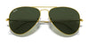 Ray-Ban AVIATOR LARGE METAL RB3025 Sunglasses | Size 55 / Arista Gold №001/33 / B-15 Brown (3N 14.6%)