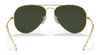 Ray-Ban AVIATOR LARGE METAL RB3025 Sunglasses | Size 58 / Arista Gold №001/33 / B-15 Brown (3N 14.6%)