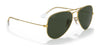 Ray-Ban AVIATOR LARGE METAL RB3025 Sunglasses | Size 58 / Arista Gold №001/33 / B-15 Brown (3N 14.6%)