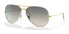 Ray-Ban AVIATOR FULL COLOR RB3025JM Sunglasses | Size 58 / Grey №919632 / Light Grey Gradient (2N 33.3%)