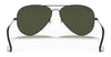 Ray-Ban AVIATOR LARGE METAL II RB3026 Sunglasses | Size 62 / Arista Gold №L2846 / G-15 Green (3N 13.2%)