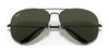 Ray-Ban AVIATOR LARGE METAL II RB3026 Sunglasses | Size 62 / Arista Gold №L2846 / G-15 Green (3N 13.2%)