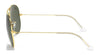Ray-Ban AVIATOR LARGE METAL II RB3026 Sunglasses | Size 62 / Arista Gold №L2846 / G-15 Green (3N 13.2%)