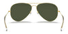 Ray-Ban AVIATOR LARGE METAL II RB3026 Sunglasses | Size 62 / Arista Gold №L2846 / G-15 Green (3N 13.2%)