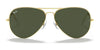 Ray-Ban AVIATOR LARGE METAL II RB3026 Sunglasses | Size 62 / Arista Gold №L2846 / G-15 Green (3N 13.2%)